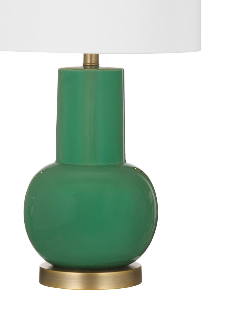 Ravelle - Table Lamp - Green