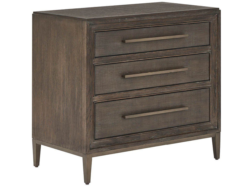 Montclair - Storage Nightstand - Dark Brown