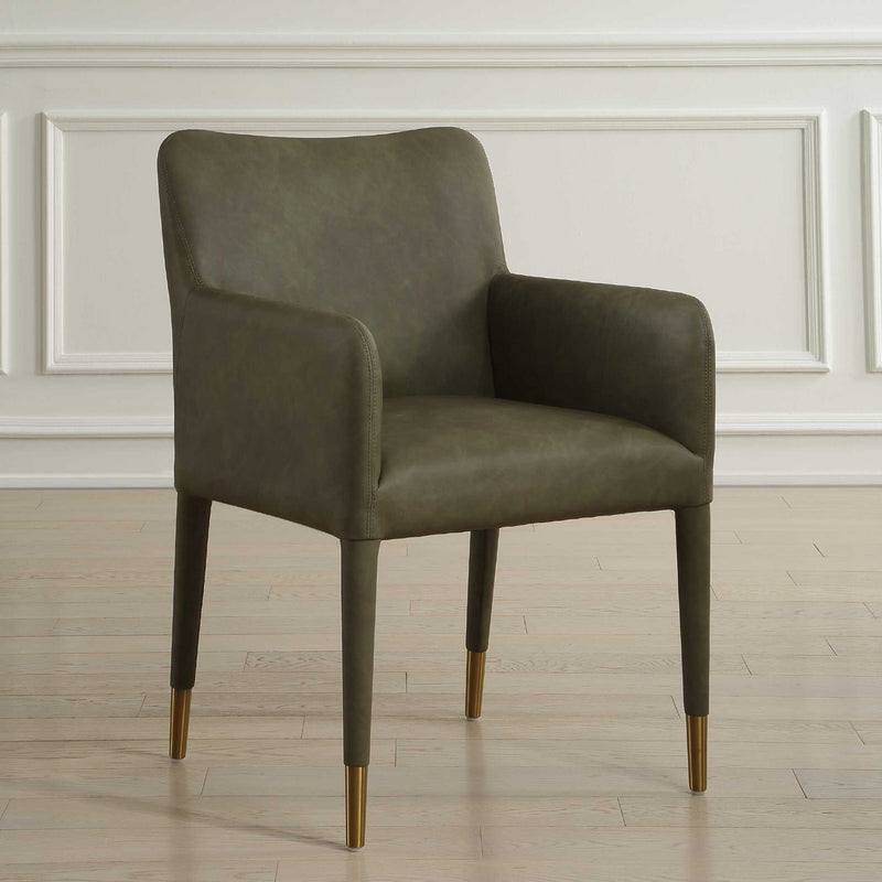 Conifer - Pine Dining Armchair - Green