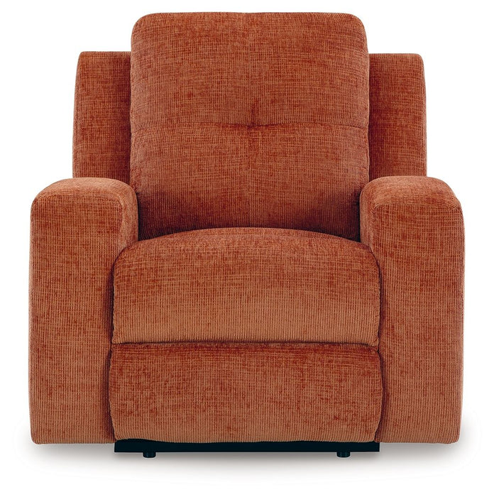 Danum - Zero Wall Recliner - Fabric - Spice