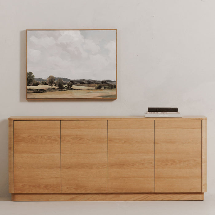 Round Off - Sideboard - Light Brown / Oak