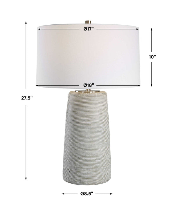 Mountainscape - Table Lamp - Silver