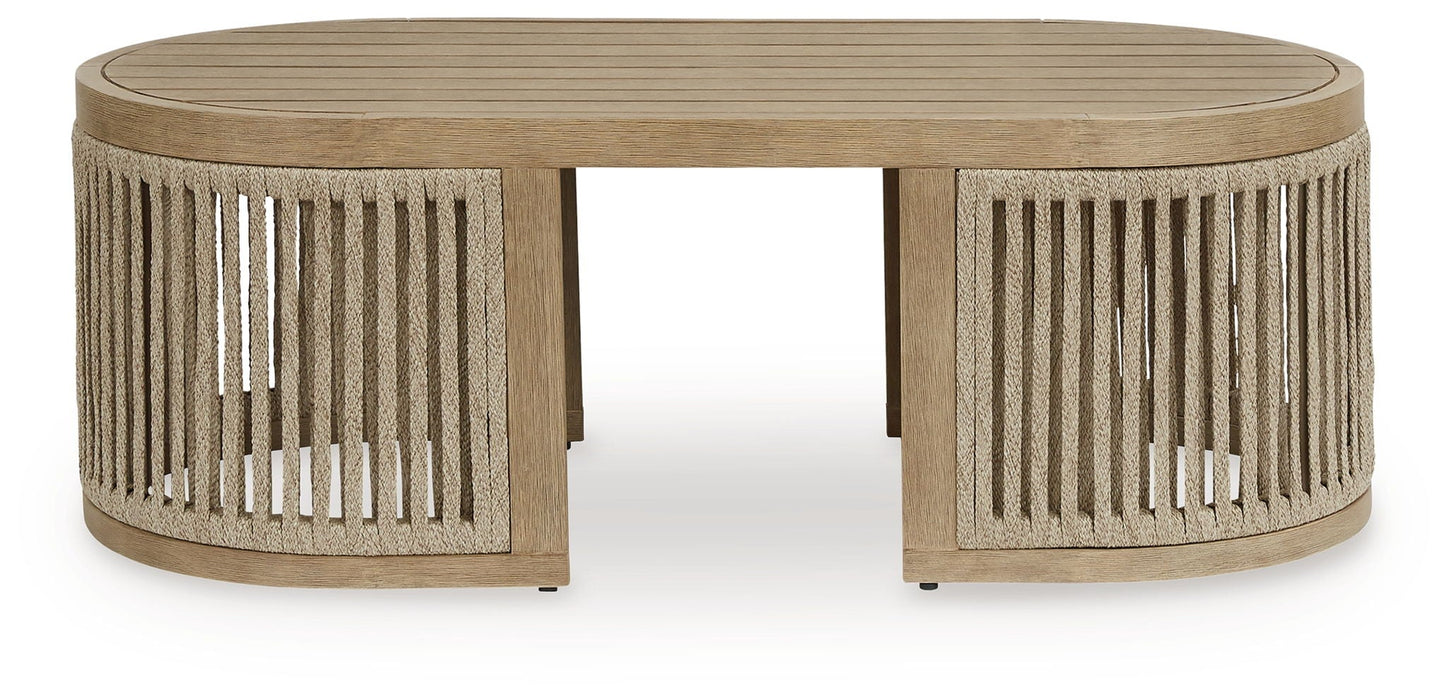 Serena Shores - Rectangular Cocktail Table - Beige