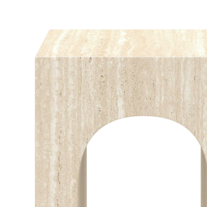 Atticus Accent Table Travertine