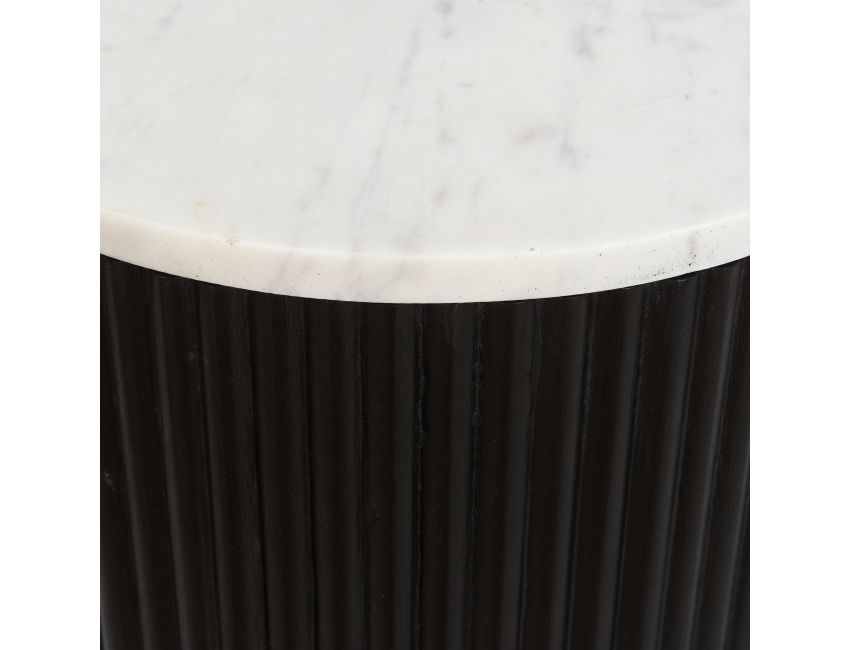 Reyna Round Accent Table with Storage Collection