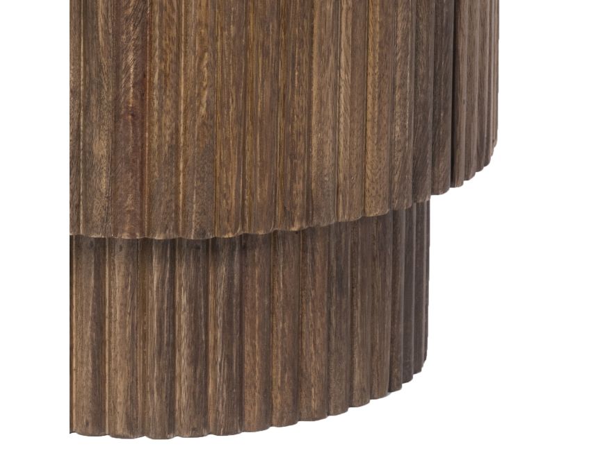 Reyna Round Accent Table with Storage Collection