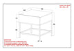 OJAS-ACCENT TABLE-NATURAL BURNT - Furniture Depot