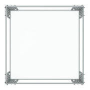 Estrel Large Accent Table in Silver - Furniture Depot