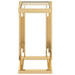 Estrel Small Accent Table in Gold - Furniture Depot