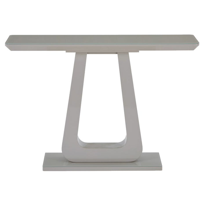 Corvus Console Table in Warm Grey