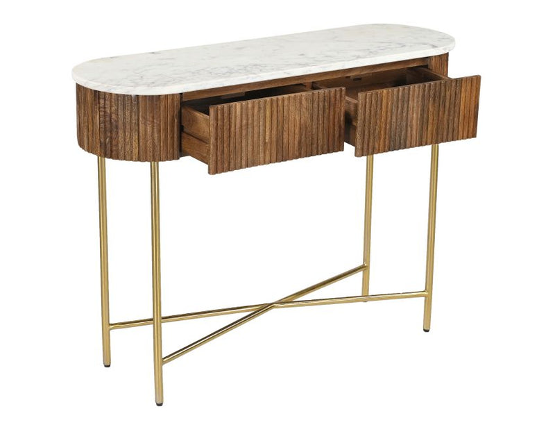 Reyna Console Table with Drawers Collection