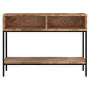 OJAS-CONSOLE TABLE-NATURAL BURNT - Furniture Depot