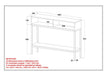 OJAS-CONSOLE TABLE-NATURAL BURNT - Furniture Depot
