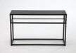 QUINN-CONSOLE TABLE-BLACK - Furniture Depot