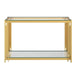 Estrel Console Table in Gold - Furniture Depot