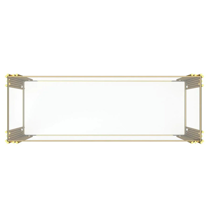 Estrel Console Table in Gold - Furniture Depot