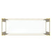 Estrel Console Table in Gold - Furniture Depot