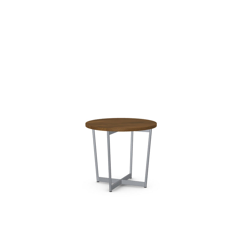 Jill End Table w/ Solid Wood Tabletop