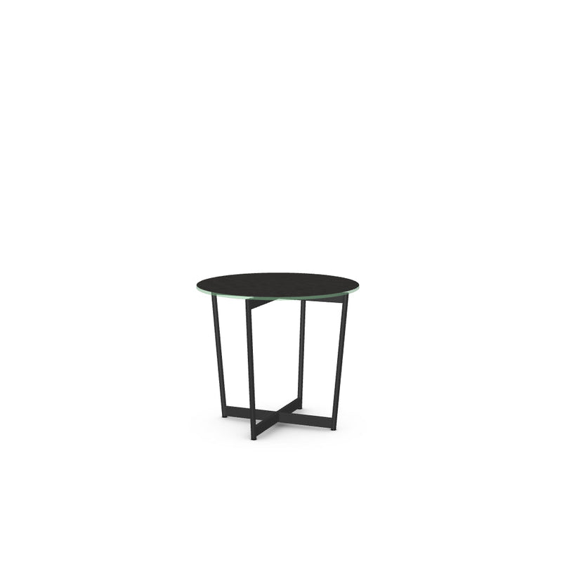 Jill End Table w/ Starstone Glass Tabletop