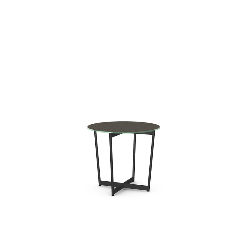 Jill End Table w/ Starstone Glass Tabletop