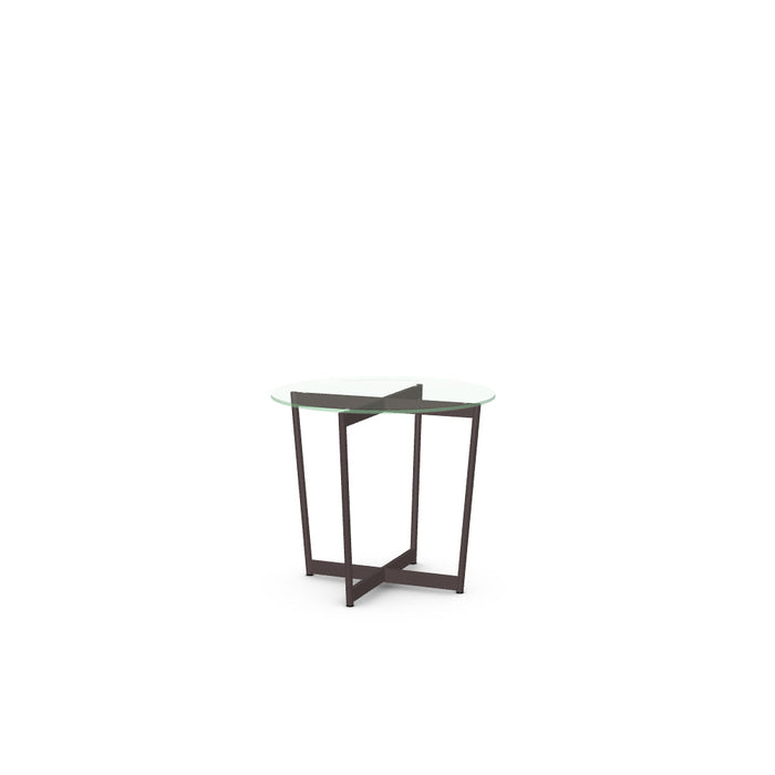 Jill End Table w/ Glass Tabletop