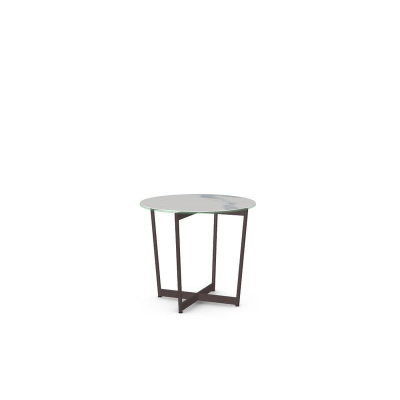 Jill End Table w/ Italian Porcelain Tabletop