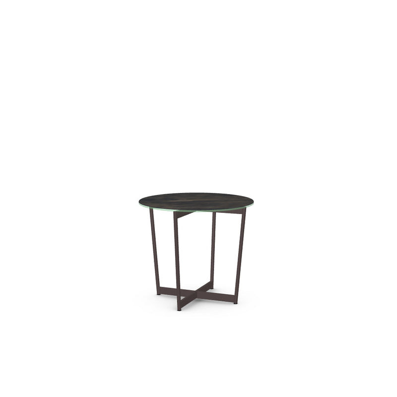 Jill End Table w/ Italian Porcelain Tabletop