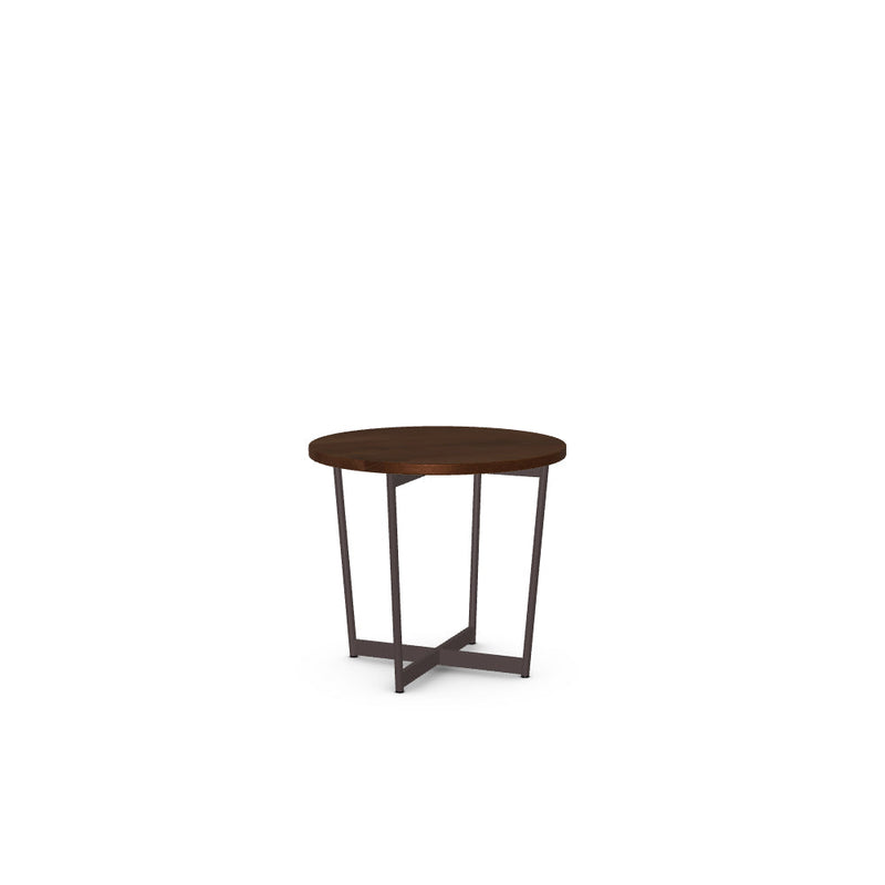 Jill End Table w/ Solid Wood Tabletop