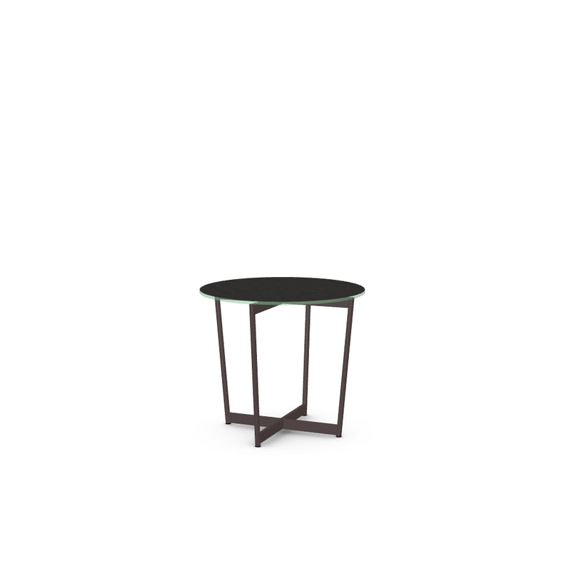 Jill End Table w/ Starstone Glass Tabletop