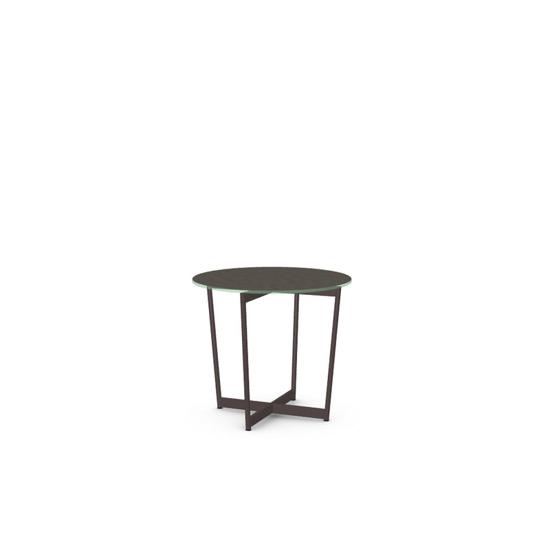 Jill End Table w/ Starstone Glass Tabletop