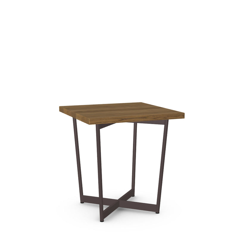 Jill End Table w/ Solid Wood Tabletop
