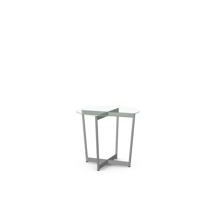 Jill End Table w/ Glass Tabletop