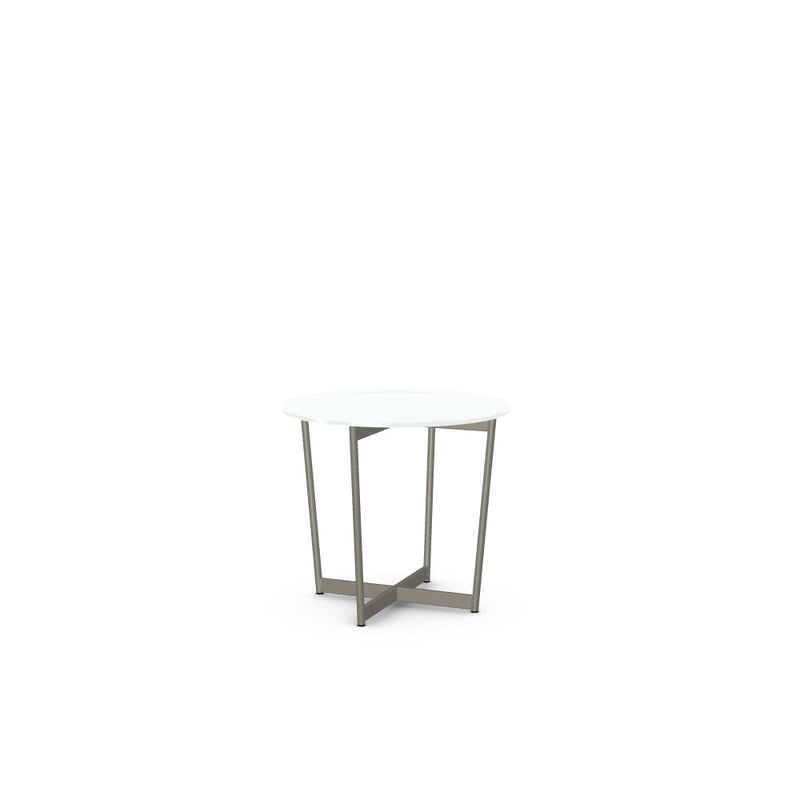 Jill End Table w/ Glass Tabletop