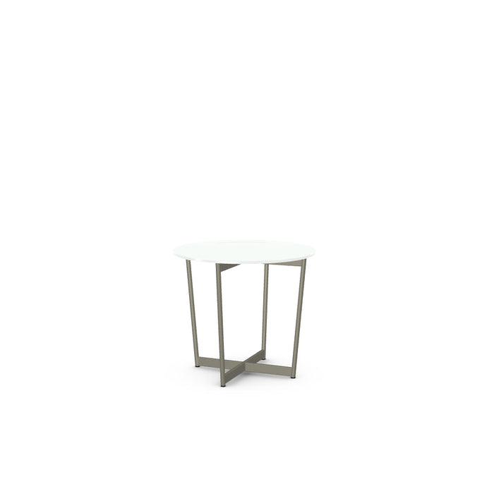 Jill End Table w/ Glass Tabletop