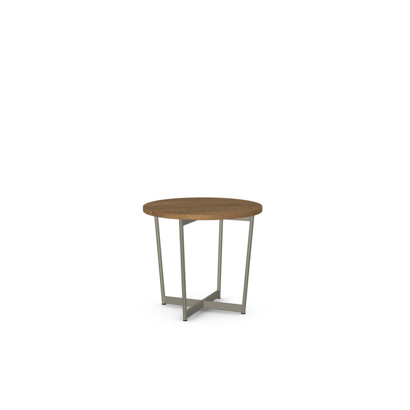 Jill End Table w/ Solid Wood Tabletop