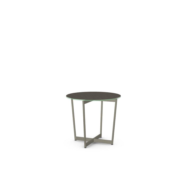 Jill End Table w/ Starstone Glass Tabletop