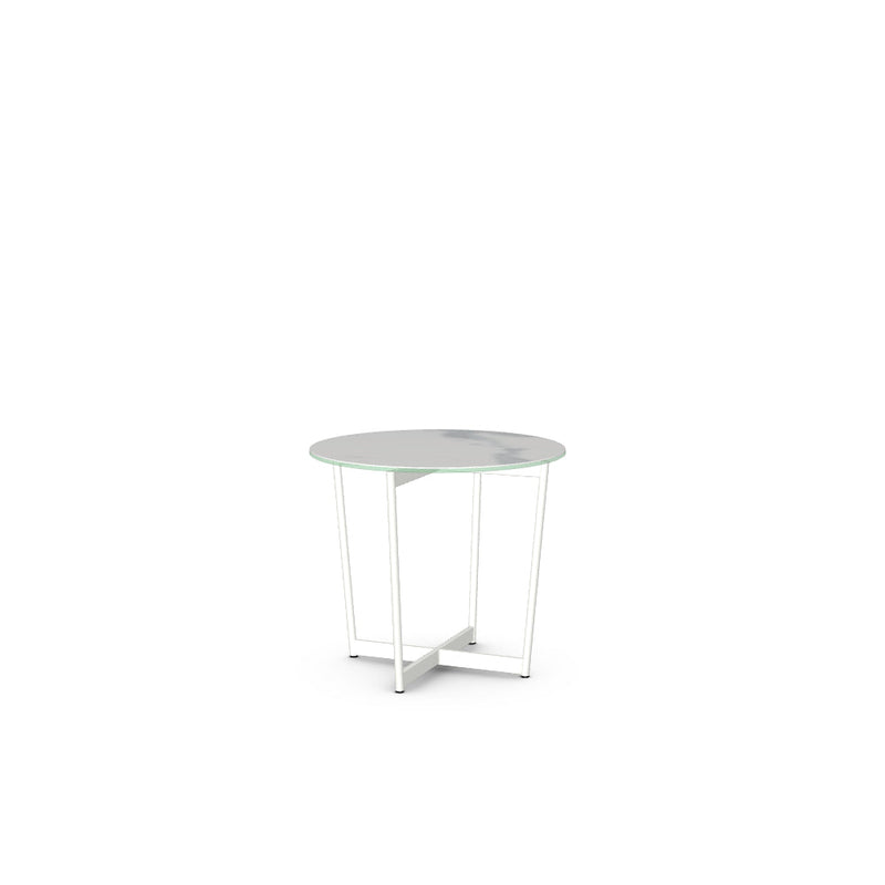 Jill End Table w/ Italian Porcelain Tabletop