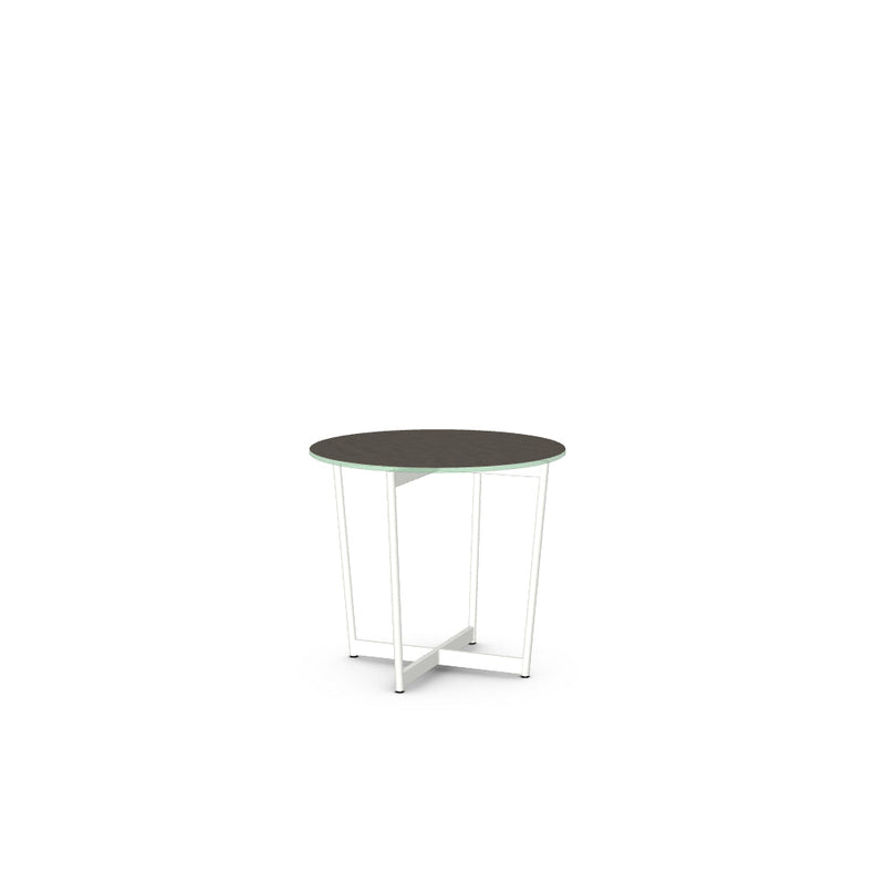 Jill End Table w/ Starstone Glass Tabletop