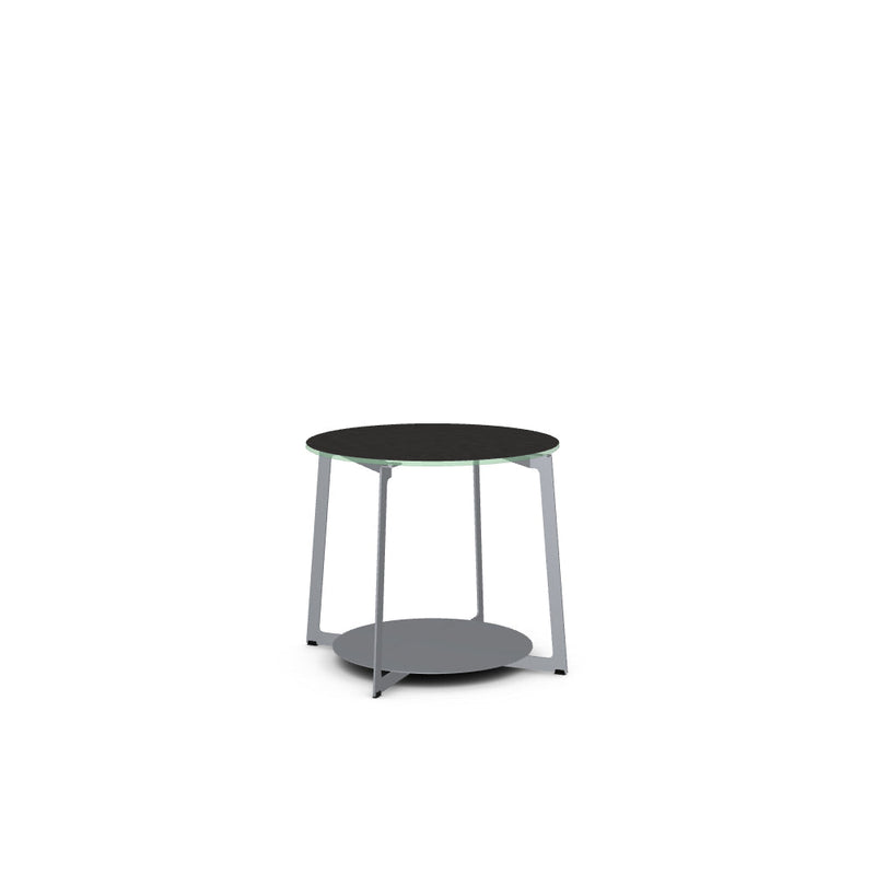 Malloy End Table w/ Starstone Glass Tabletop