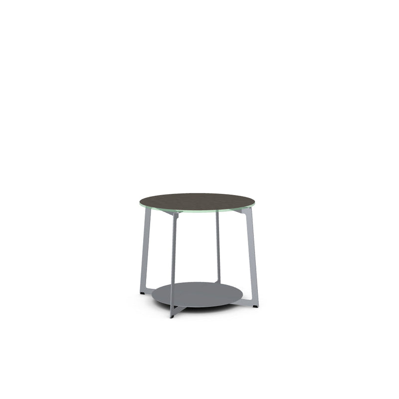 Malloy End Table w/ Starstone Glass Tabletop