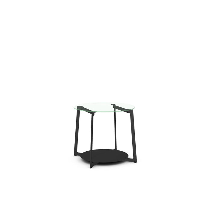 Malloy End Table w/ Glass Tabletop