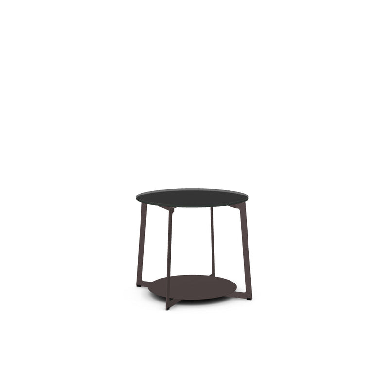 Malloy End Table w/ Glass Tabletop
