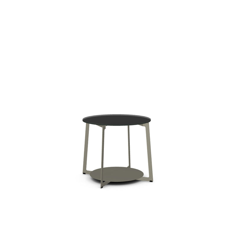 Malloy End Table w/ Glass Tabletop
