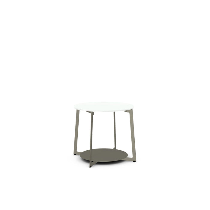 Malloy End Table w/ Glass Tabletop