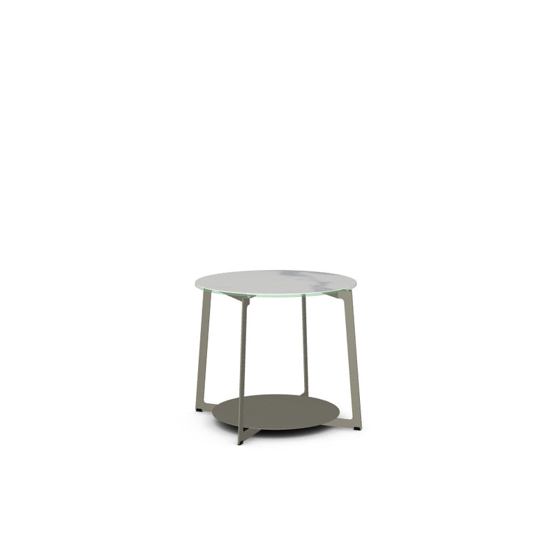 Malloy End Table w/ Italian Porcelain Tabletop