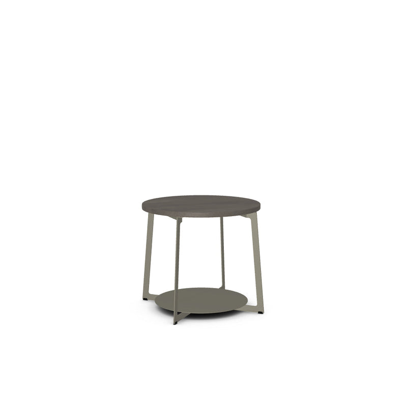 Malloy End Table w/ Solid Wood Tabletop