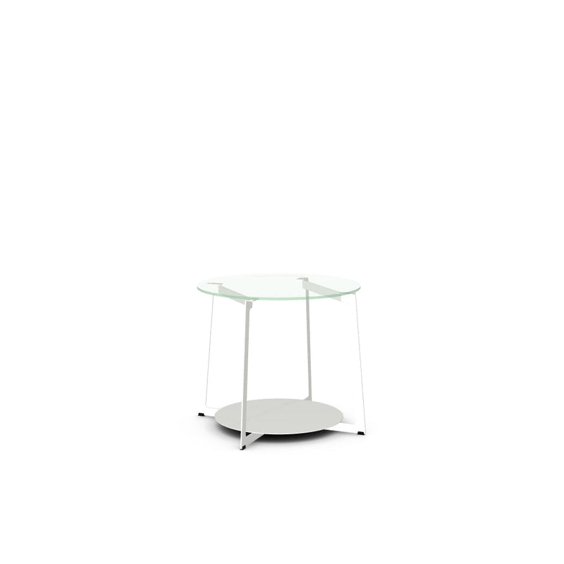 Malloy End Table w/ Glass Tabletop