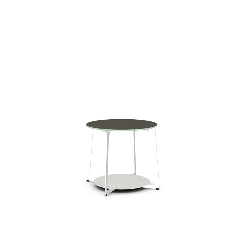 Malloy End Table w/ Starstone Glass Tabletop