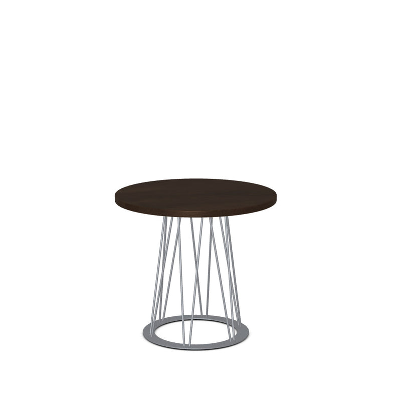 Calypso End Table w/ Solid Wood Tabletop