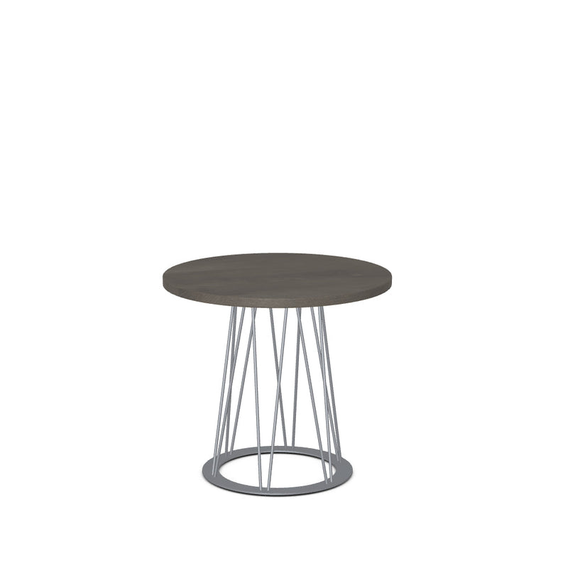Calypso End Table w/ Solid Wood Tabletop